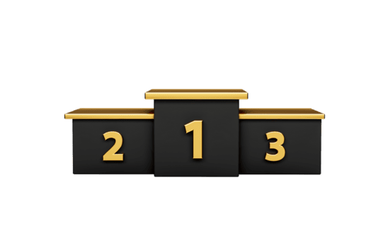 Prize podium